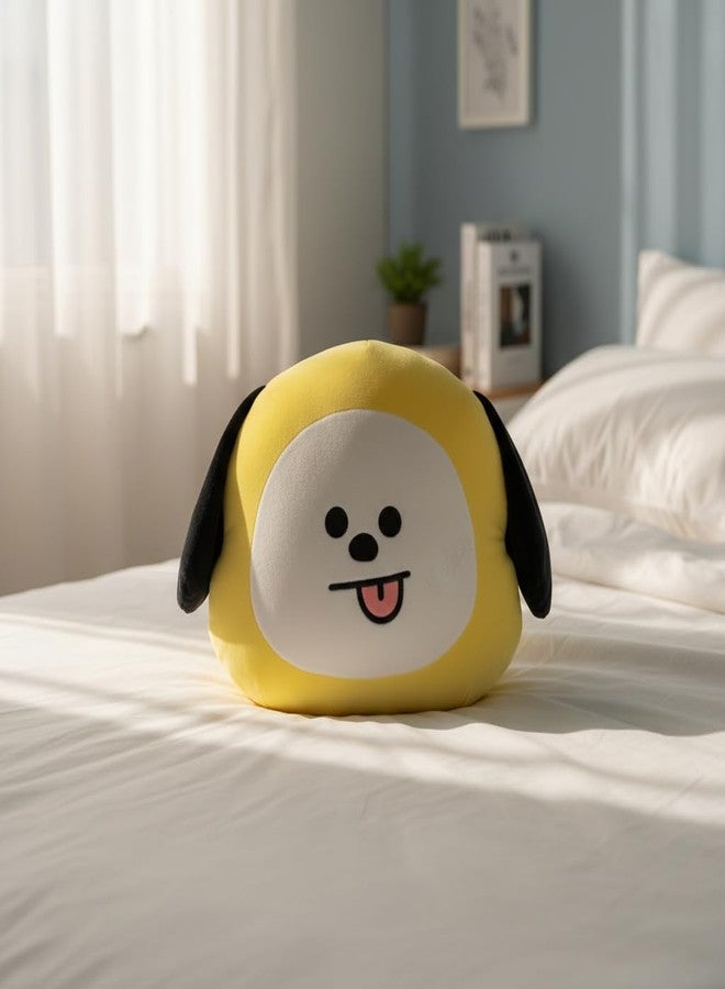 MINISO BT21 CHIMMY Head-Shaped Plush Pillow 16 Inch | Soft Character Cushion Toy - Image 2